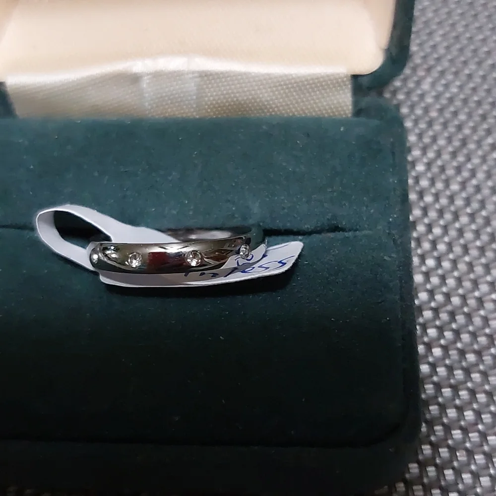 Stainless steel cz ring assorted sizes - Picture 8 of 8